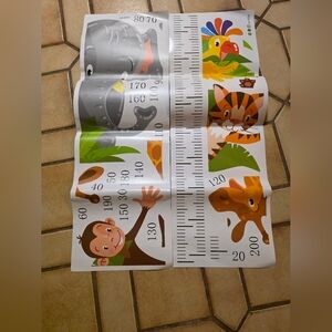 Animal Themed Growing Chart.